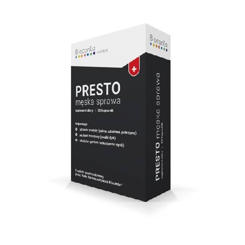 BIOCANTO Presto Męska sprawa, 30 kapsułek