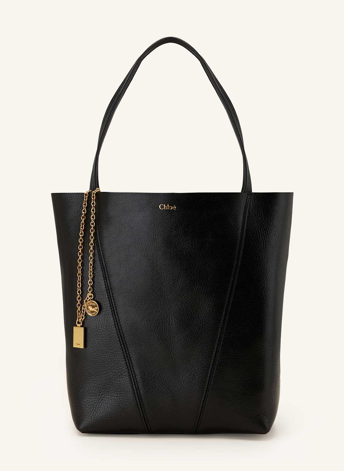 Chloé Torba Shopper Spin schwarz