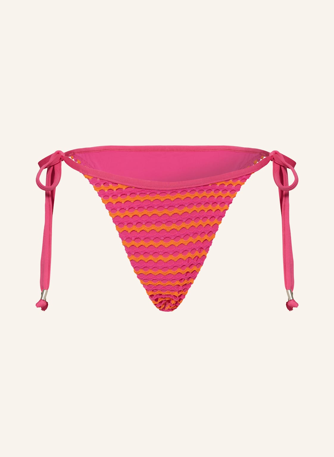 Seafolly Dół Od Bikini Trójkątnego Mesh Effect pink