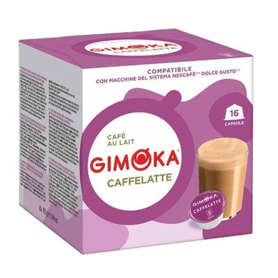 Kapsułki GIMOKA Caffe Latte do ekspresu Nescafe Dolce Gusto (16 szt.)