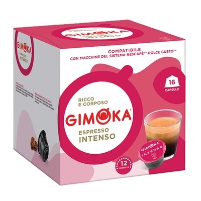 Kapsułki do ekspresu GIMOKA DOLCE GUSTO INTENSO 16 sztuk