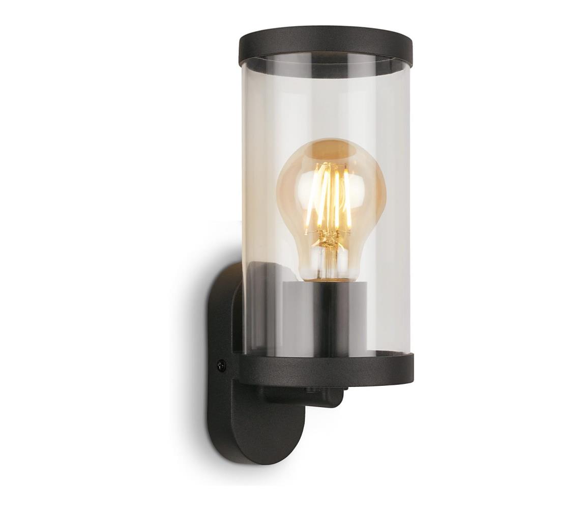 Briloner 3600-015 - Kinkiet zewnętrzny 1xE27/12W/230V IP44 czarny