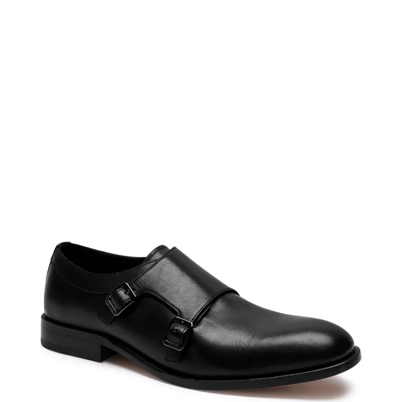 BOSS BLACK Skórzane monki Limber