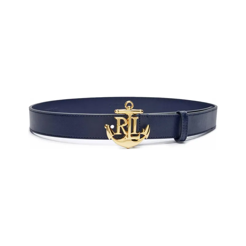 LAUREN RALPH LAUREN Skórzany pasek ANCHOR