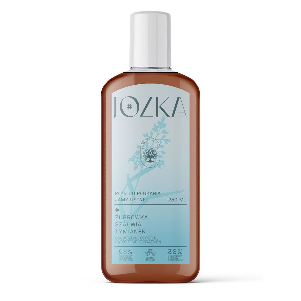 JOZKA Płyn do płukania jamy ustnej Żubrówka, Szałwia i Tymianek 250ml