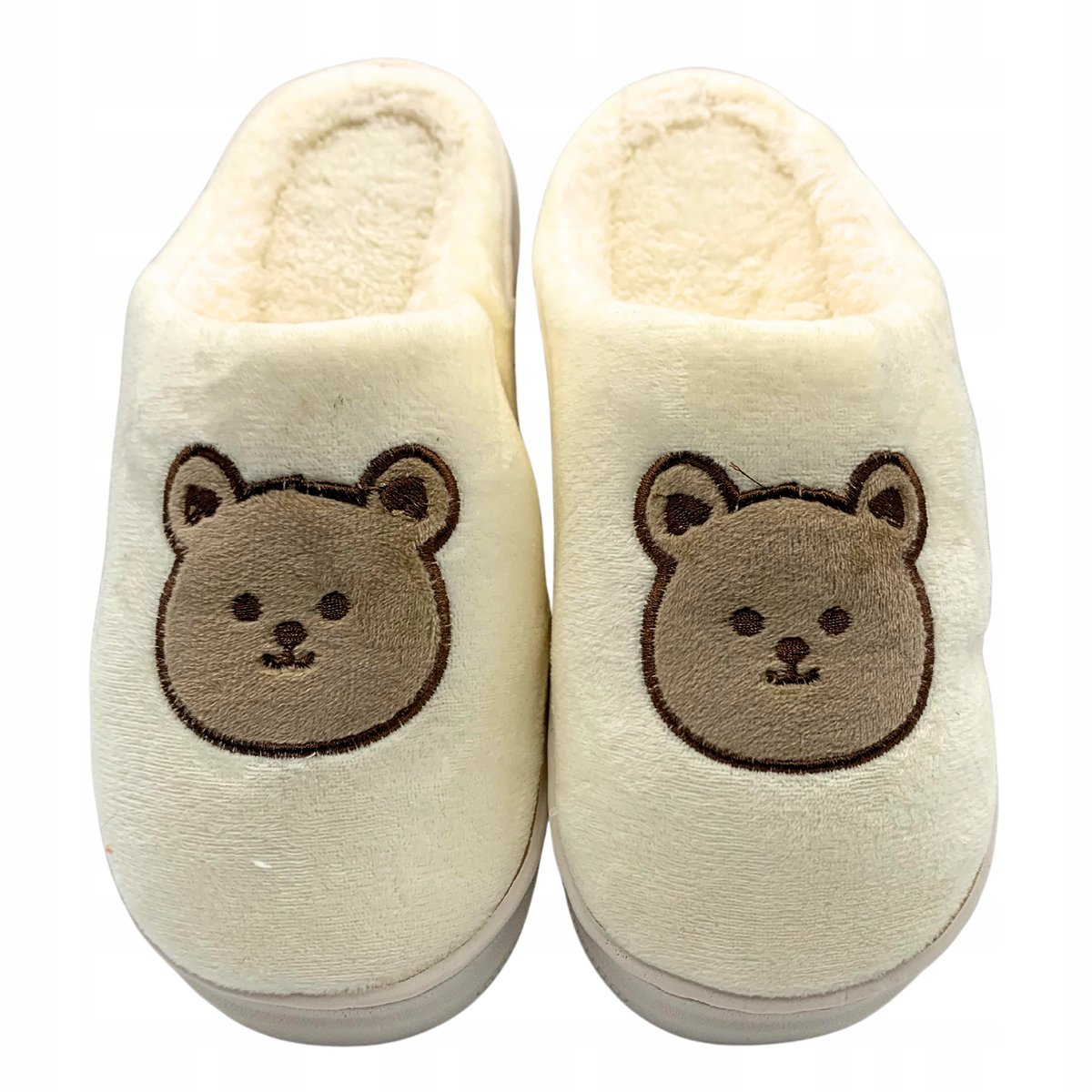 Kapcie Zimowe Miś Misio Damskie Dziecięce Ciepłe Bambosze r. 38-39