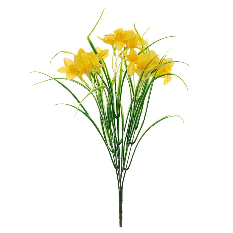 Bukiet Żonkila 39cm O627-014 Y1 sztuczny żonkil żółty