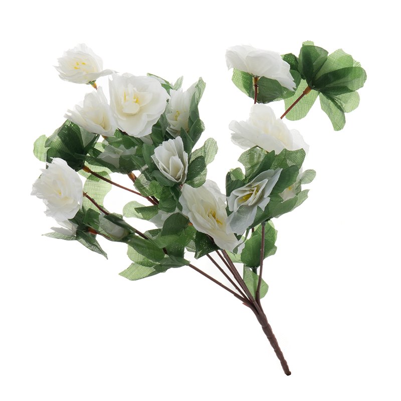 Sztuczny bukiet azalii 33cm C008 WH1 sztuczna azalia biała