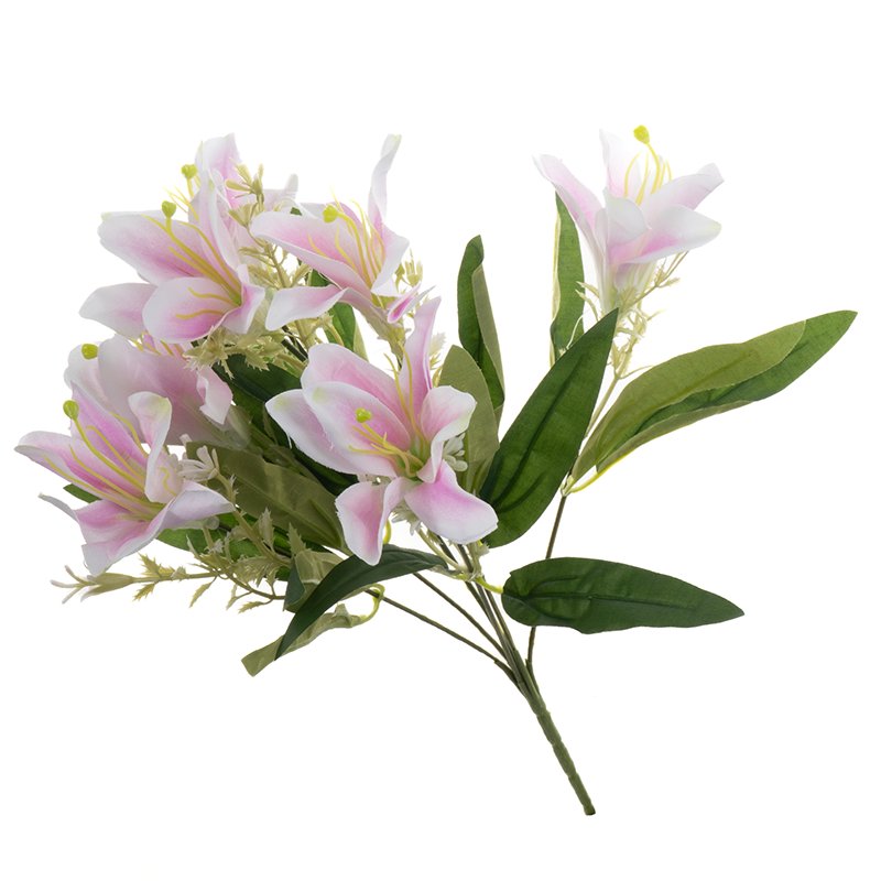 Sztuczny bukiet lilii 36cm C007 PK3 sztuczna lilia
