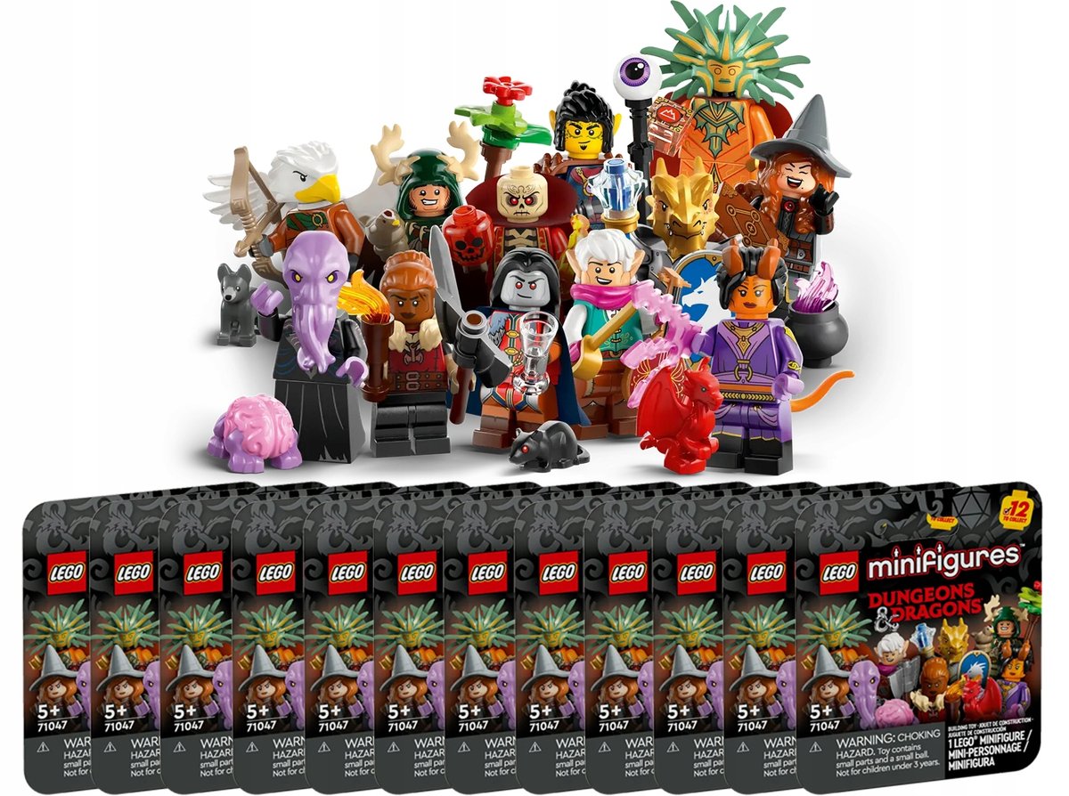 LEGO MINIFIGURES - DUNGEONS & DRAGONS ZESTAW - 71047 - 12 MINIFIGUREK