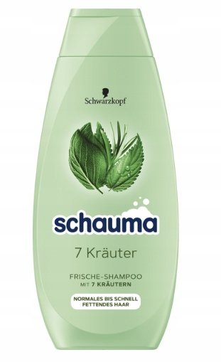 Niemiecka Schauma 7 ziół Kräuter szampon włosy przetłuszczające się 400 ml