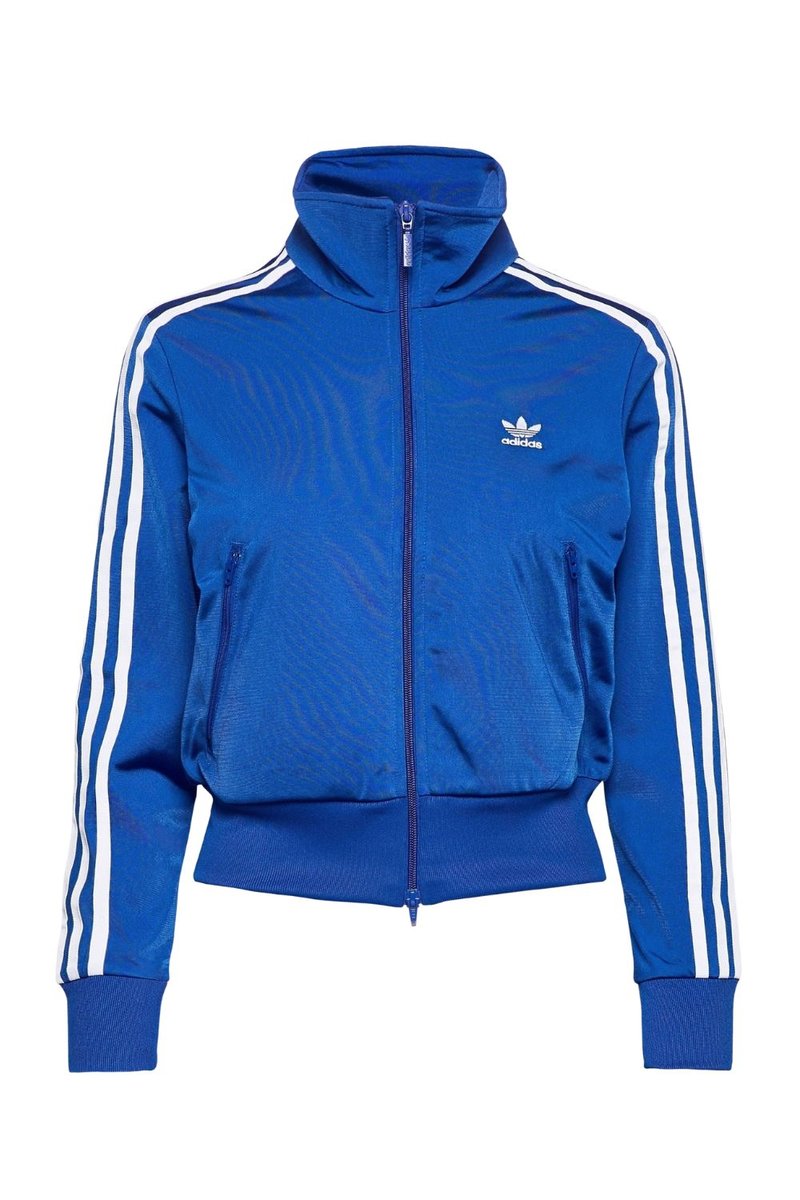 Bluza damska Adidas Firebird rozsuwana niebieska dresowa-S