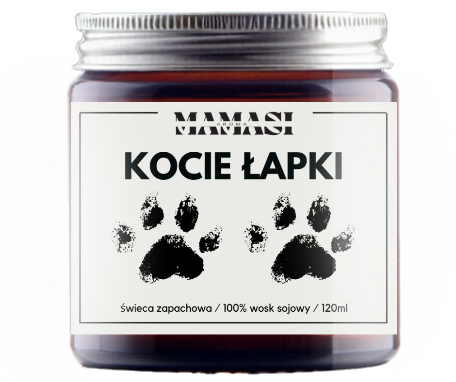 Świeczka Sojowa Kocie Łapki Urodziny, Prezent, Upominek, Zapachowa 120Ml