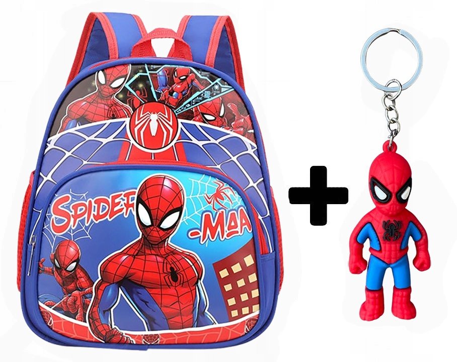 Plecak do przedszkola przedszkolny szkolny SPIDERMAN dla chłopca + BRELOK