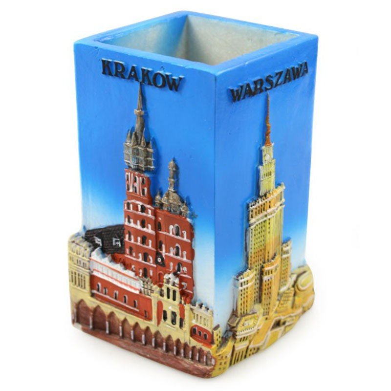 Pojemnik na długopisy piórnik Polska miasta