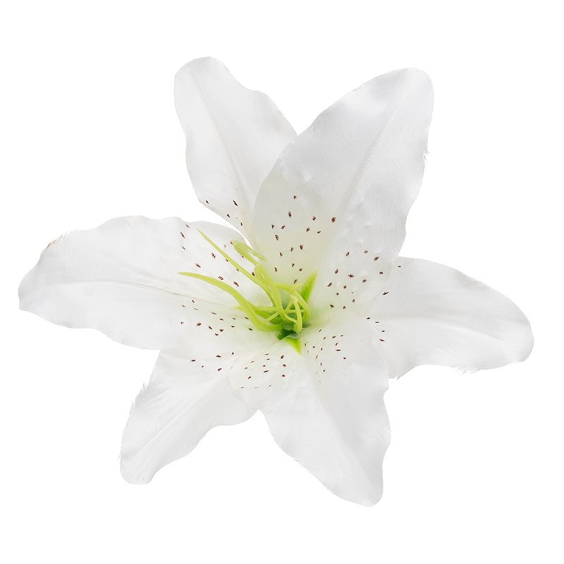 Lilia wyrobowa 15cm O191-009 CR3 sztuczna główka kremowa