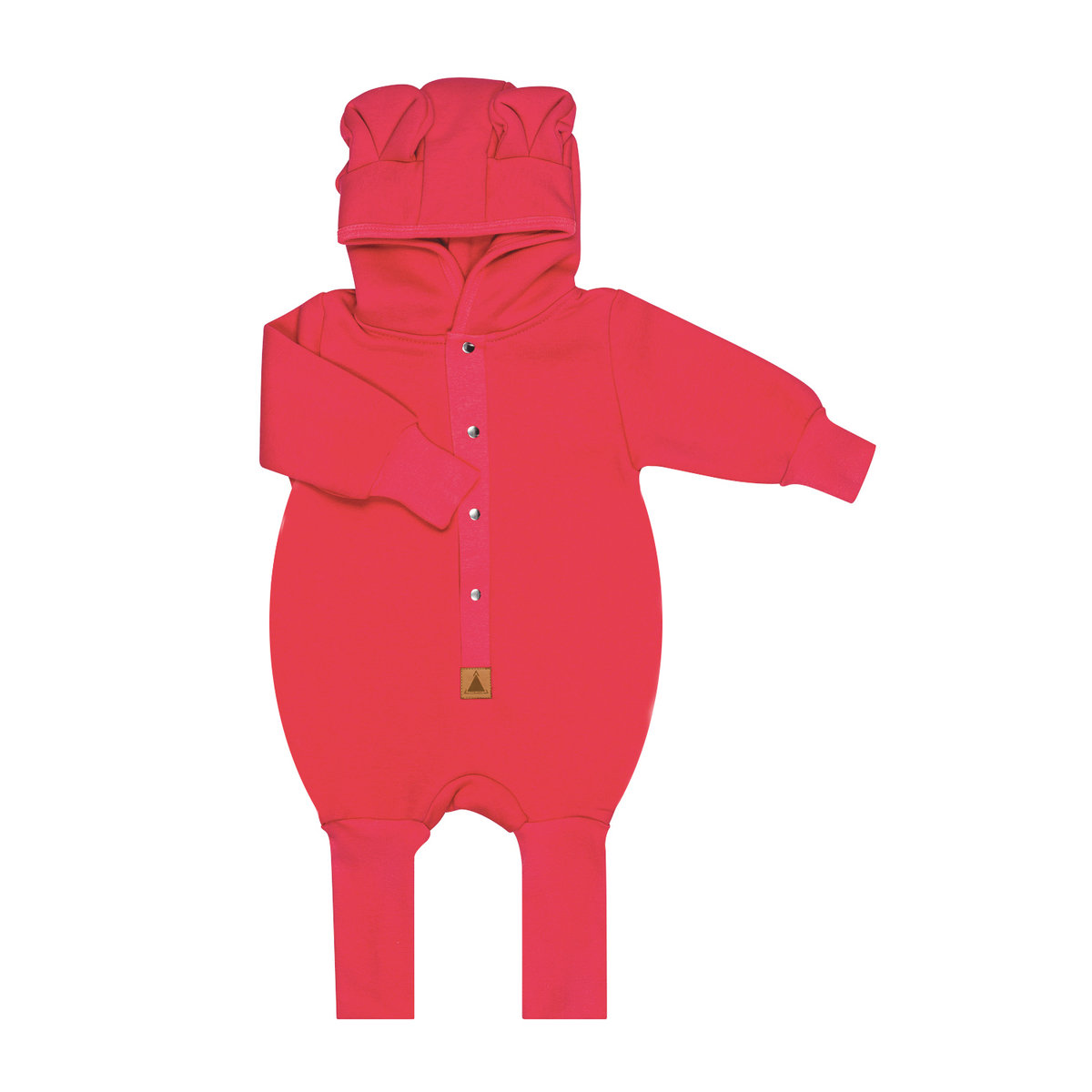 Kombinezon Dziecięcy Uszaty Koralowy Zzz for Kids by Zezuzulla rozmiar 80