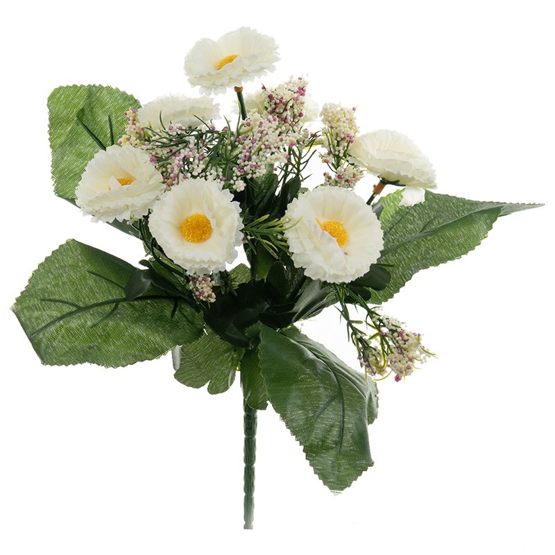 Bukiet stokrotek 27cm O118-067 C2 sztuczne stokrotki ozdoba