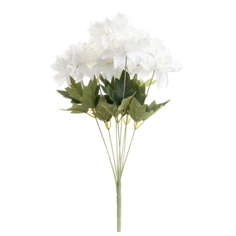 Bukiet Dalii 47cm O17-002 WH01 sztuczny duży biały