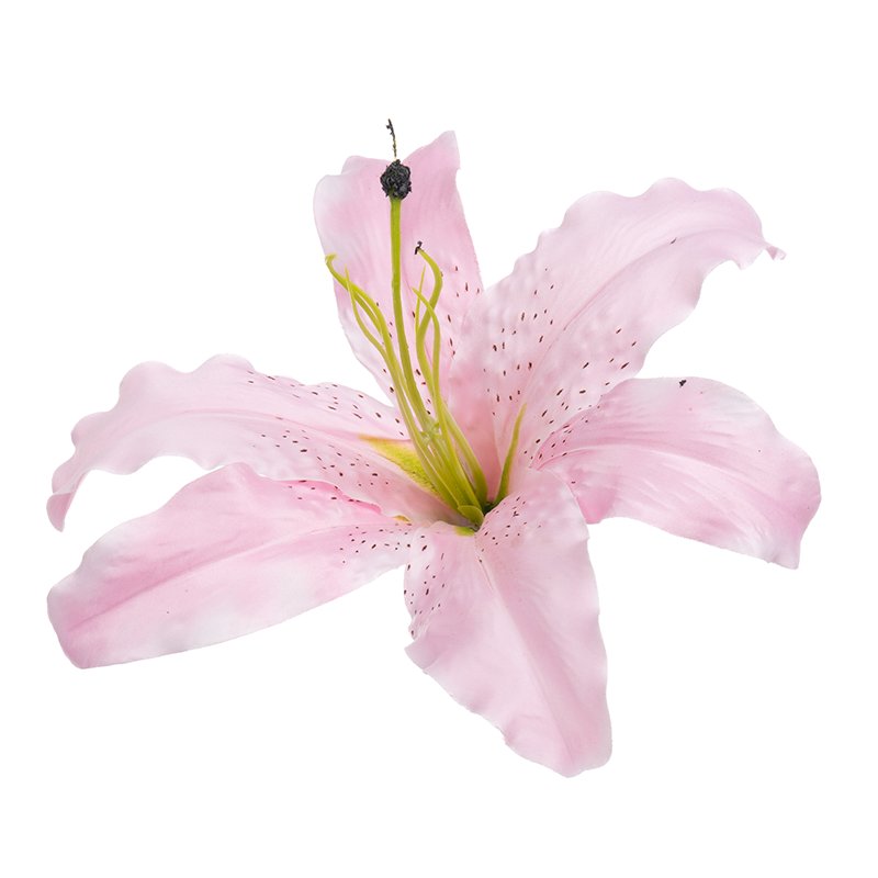Lilia wyrobowa 25cm O191-025 PK5 sztuczna główka lilii róż
