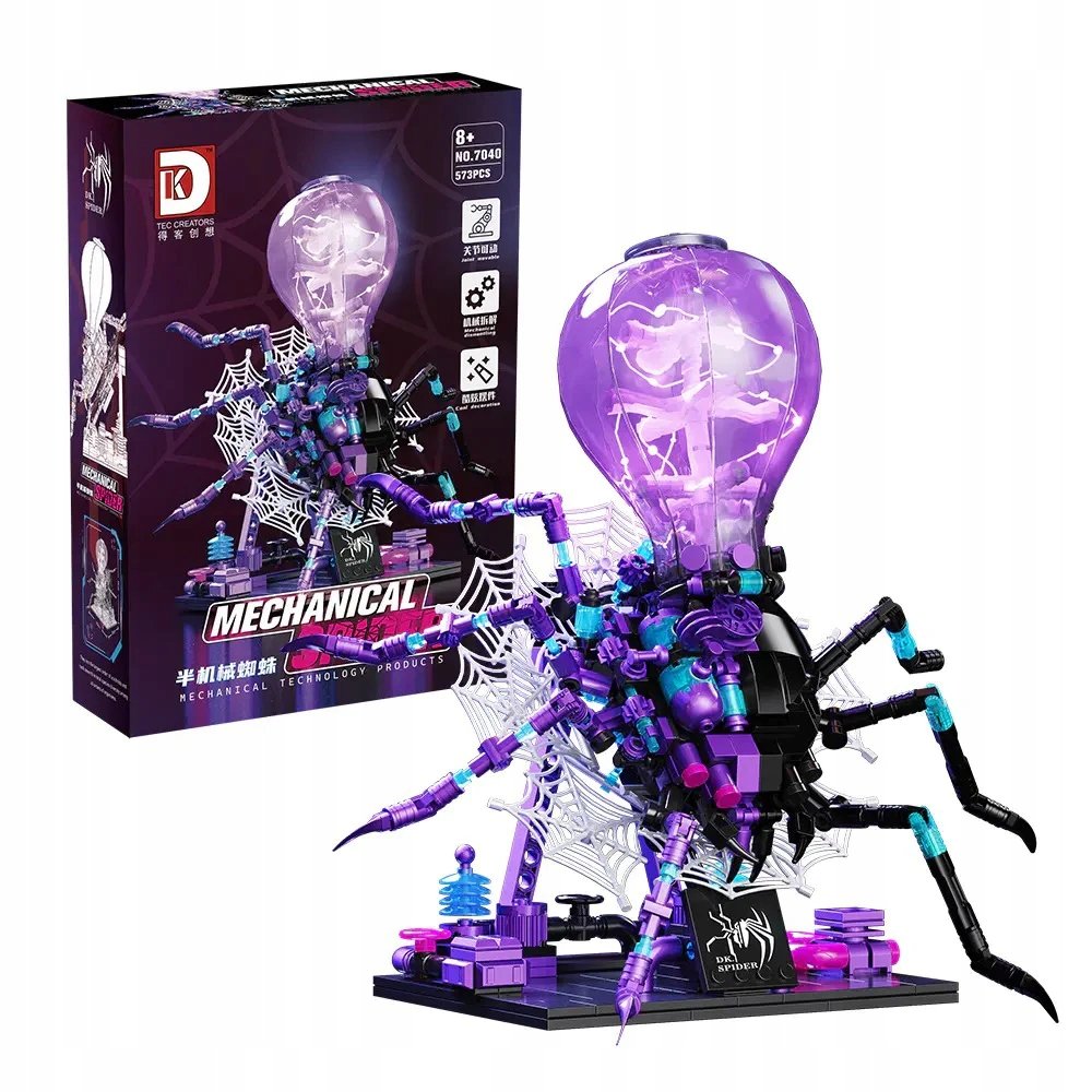Klocki Konstrukcyjne Spider Pająk Mechaniczne 573 el.