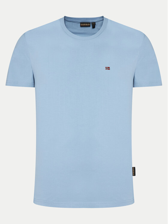 Napapijri T-Shirt Salis NP0A4H8D Niebieski Regular Fit