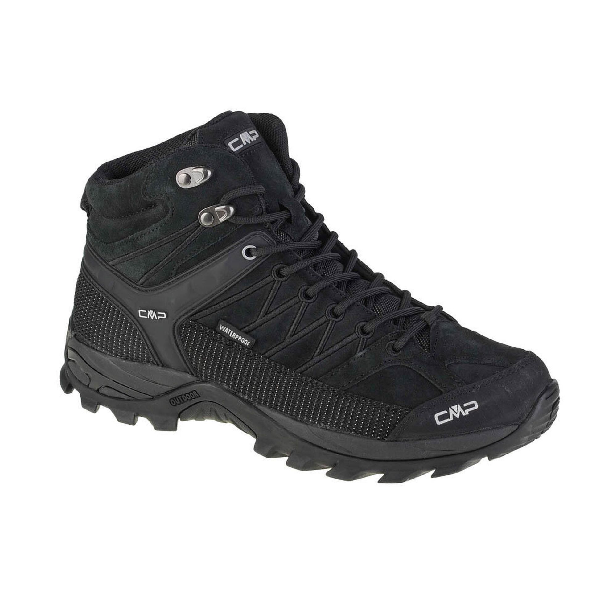 CMP Męskie buty trekkingowe Rigel Mid Shoe Wp, czarny, 45 EU