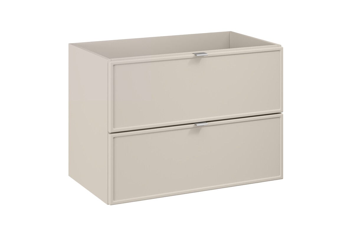 Szafka łazienkowa pod umywalkę Comad Bella 80 cm kaszmirowy mat 82-80-46-2S
