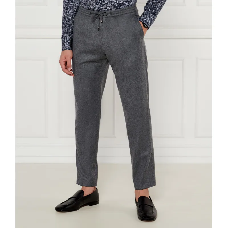van Laack Wełniane spodnie chino HENOK | Regular Fit