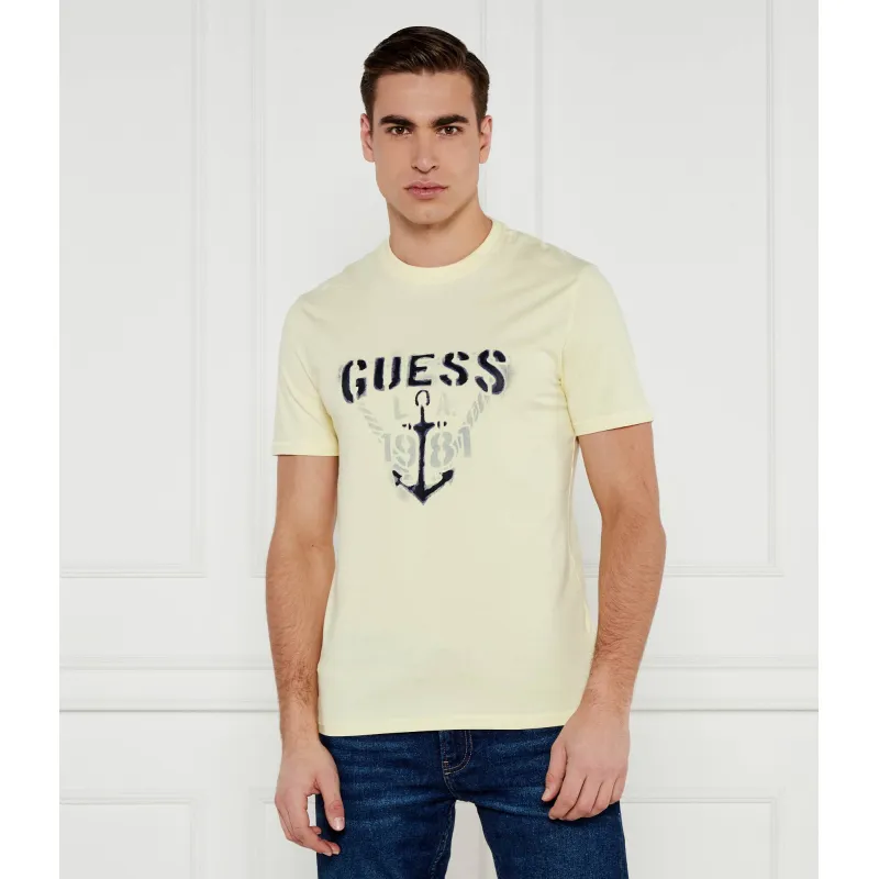 GUESS T-shirt Marine | Slim Fit