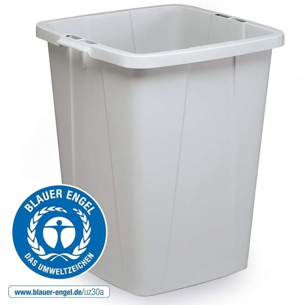 Kosz na śmieci 90L DURABLE DURABIN ECO szary 1szt. /1800505050/