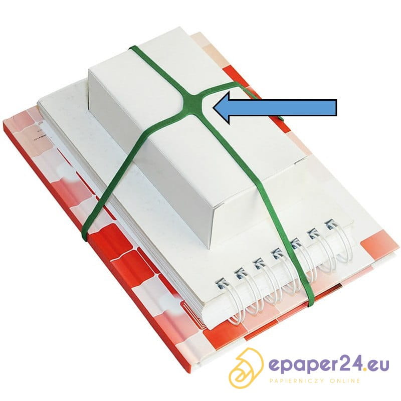 Gumki recepturki krzyżowe 100x1,5x4,0mm OFFICE PRODUCTS zielone 1kg /18619149-02/