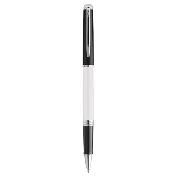 Pióro kulkowe WATERMAN HMSPH24 BLACK WHITE CT RB F BLK GB białe /2202845/