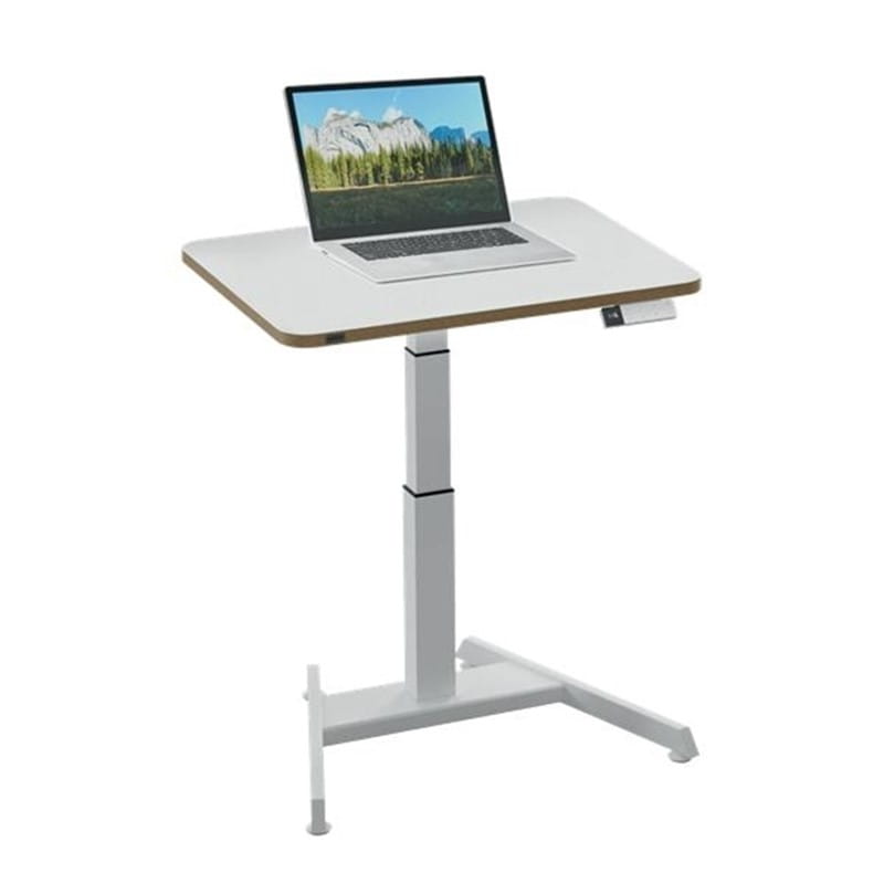 Biurko LEITZ ERGO do pracy w pozycji stojącej lub siedzącej obsługiwane elektronicznie białe 1szt. /65340001/