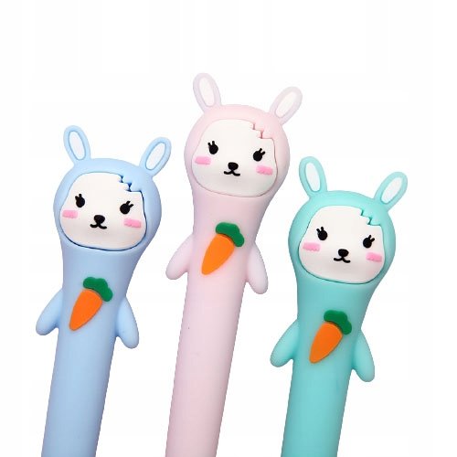 Długopisy Króliki Cienkopisy Króliczek Pachnie Odstrasza Meszki Komary