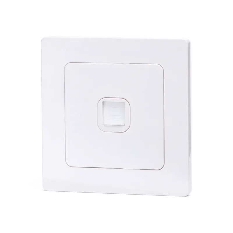 Gniazdo Komputerowe Pojedyncze Utp Rj45 Cat.6 Podtynkowe Białe Z Ramką