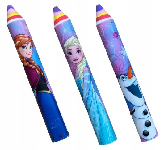 Gumka Kredka Do Ścierania Mazania Szkoły Gumki Frozen Anna Kraina Lodu Elza