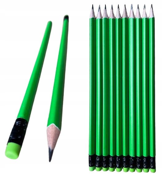 Ołówek Trójkątny Z Gumką 1Szt Miękki Hb Do Szkoły Nauki Rysowania Pisania