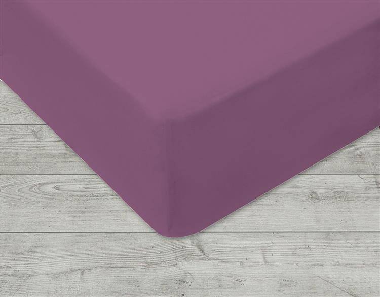 Prześcieradło z gumką, DARYMEX, jersey, 80x160 cm, wrzosowy