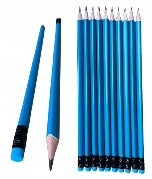 Ołówek Trójkątny Z Gumką 1Szt Miękki Hb Do Szkicu Nauki Rysowania Pisania