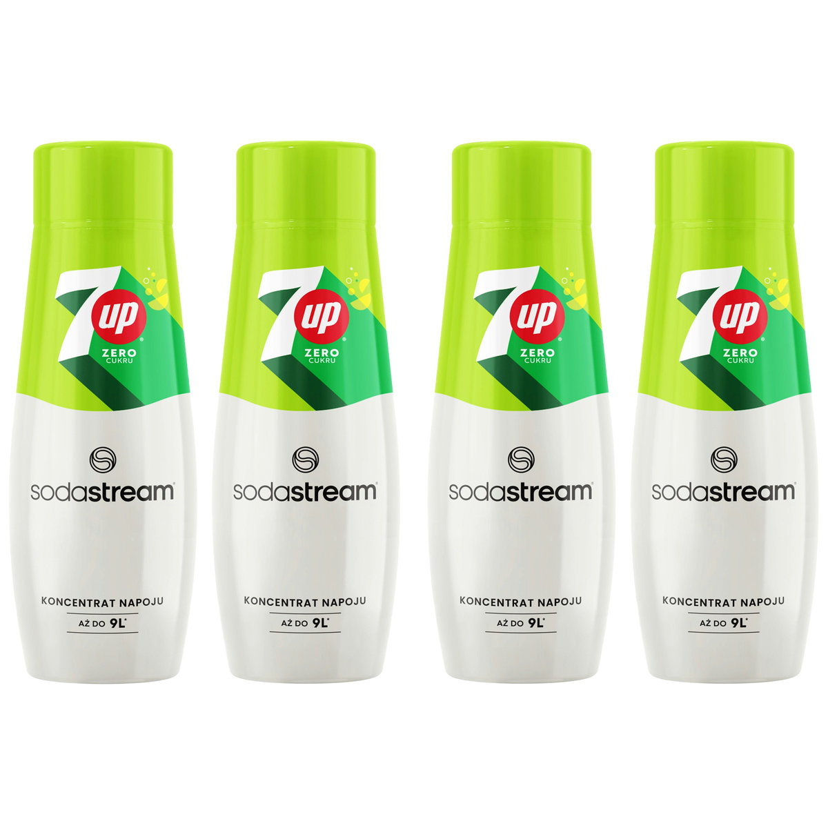Zestaw Syropów do saturatora SODASTREAM 7up Diet Bez cukru 4x440ml