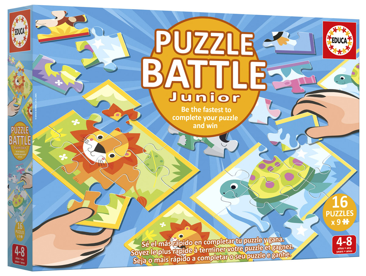 Educa, Puzzle Zwierzęta, 16 x 9 el.