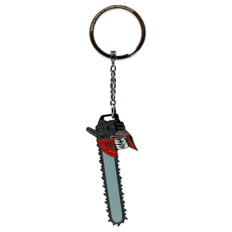 Brelok z metalu Chainsaw Man - Głowa Chainsaw Mana