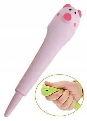 długopisy ŚWINKI gniotki cienkopisy GNIOTEK świnka antystresowy dla dzieci