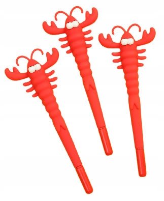 Cienkopisy Z Rakiem Homarem Rak Długopisy Homar Lobster Raczek Silikonowy