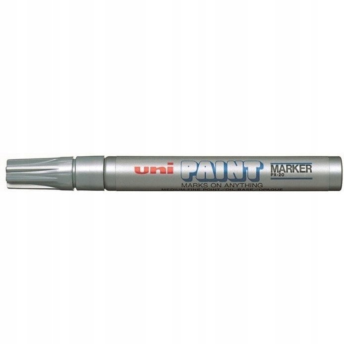 Marker Olejowy Px-20 Błyszczący Srebrny Uni