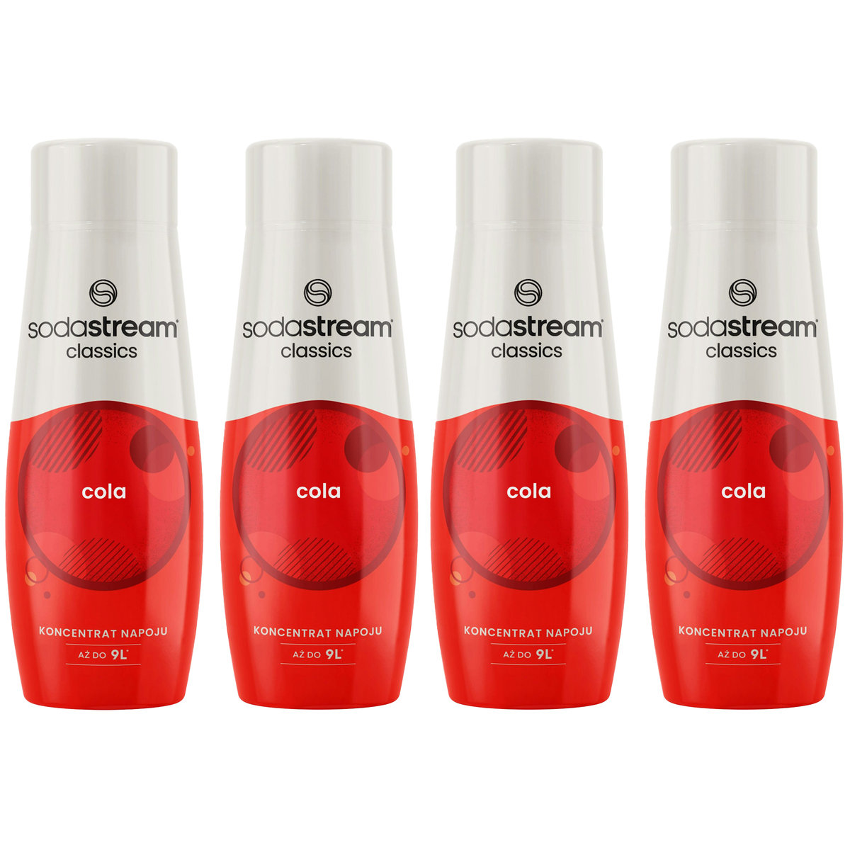 Zestaw Syropów do saturatora SODASTREAM Cola Classic Bez cukru 4x440ml