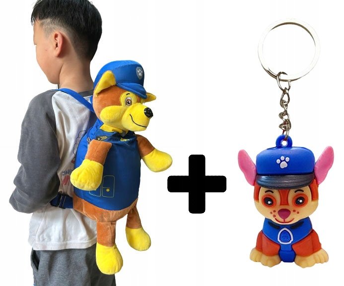 Plecak plecaczek dla dzieci malucha przedszkolaka PSI PATROL CHASE + BRELOK