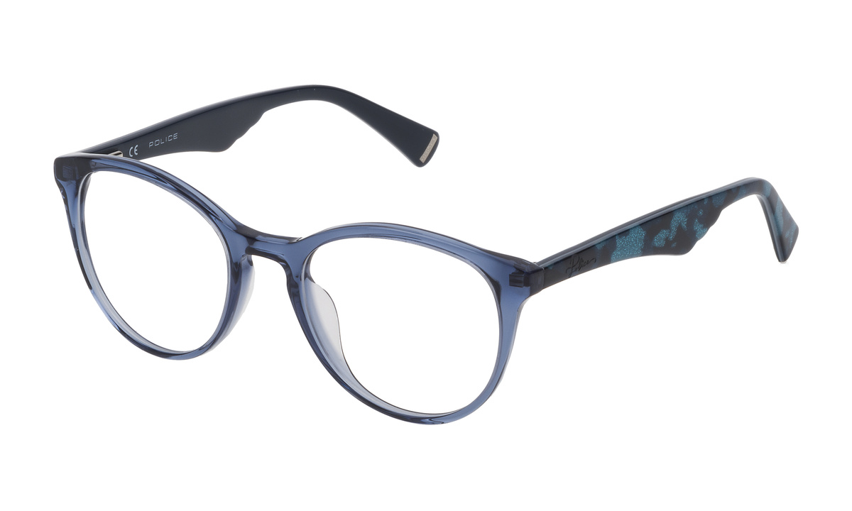 Okulary POLICE VPL764500955. Okulary, Kolor niebieski. Kobieta.