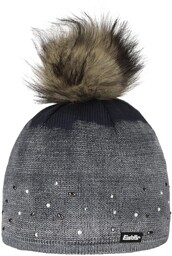 Czapka Dip Dye Lux Crystal by Eisbär, ciemnoniebieski, One Size